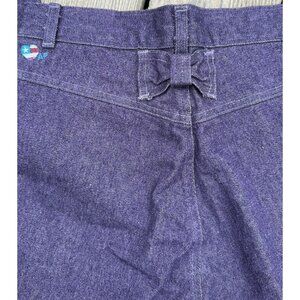 Purple Bareback High Waist Western Mom Jean 28 11 Long 37” Cowgirl Vintage